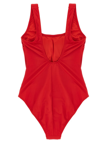 Multicolor Nylon One-Piece Swimsuit