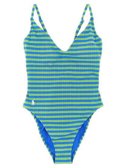 Multicolor Nylon One-Piece Swimsuit
