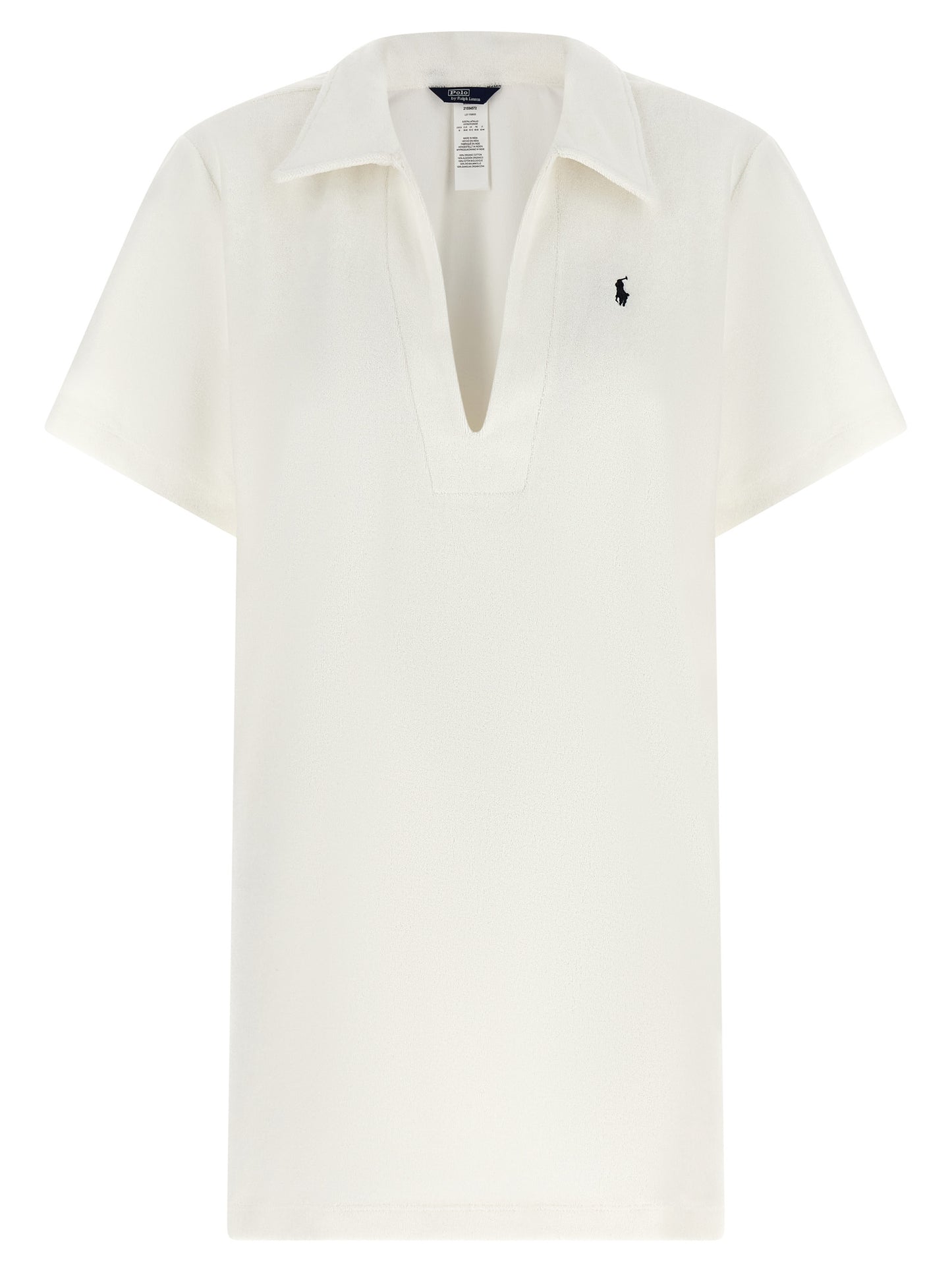 White Organic Cotton Short Dress