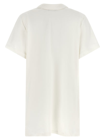 White Organic Cotton Short Dress