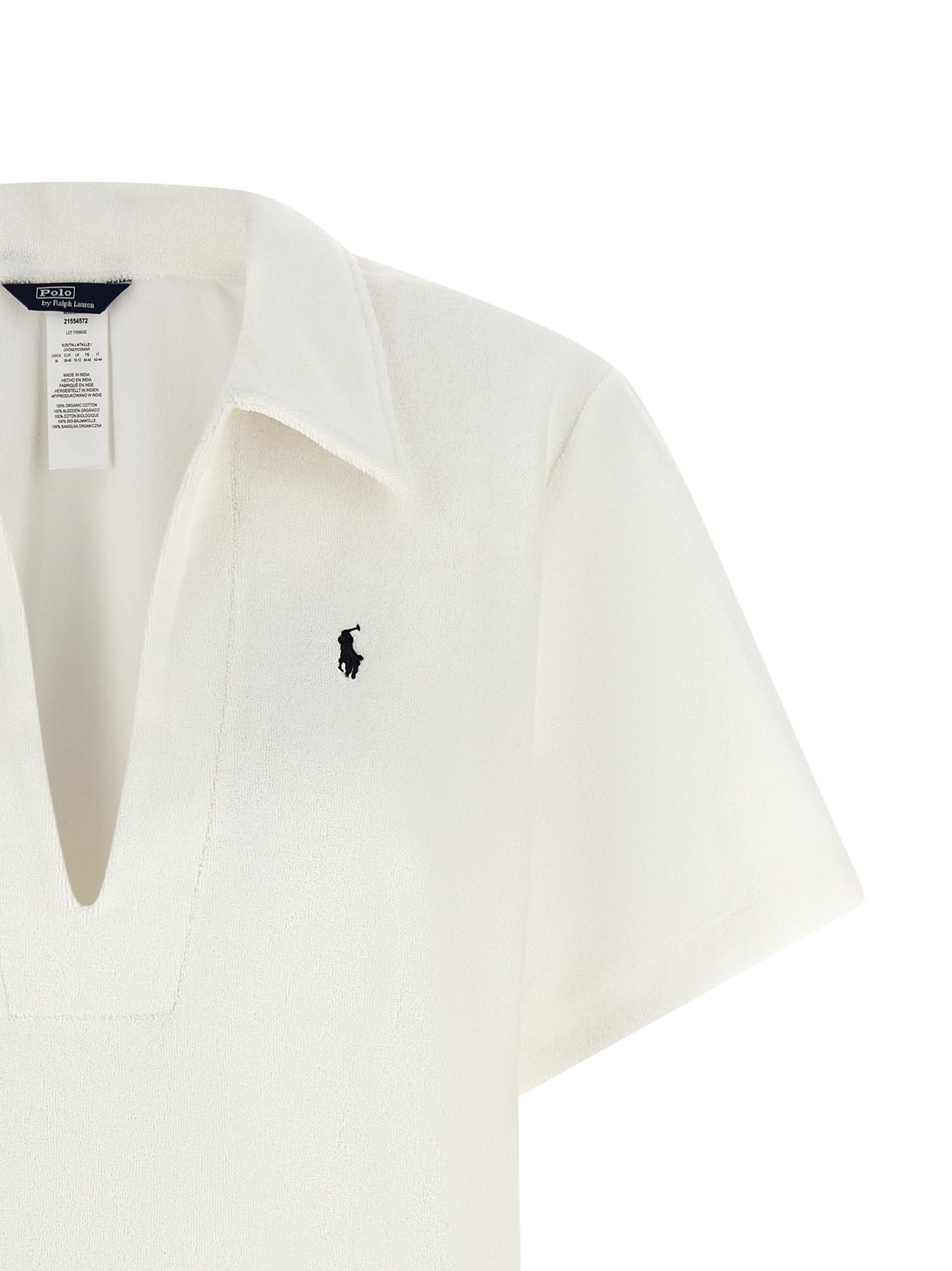White Organic Cotton Short Dress
