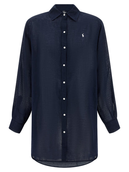 Blue Organic Cotton Blouse