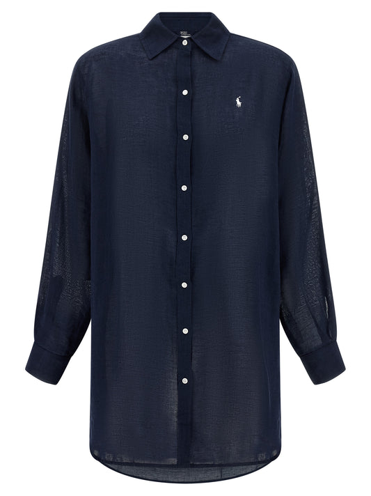 Blue Organic Cotton Blouse