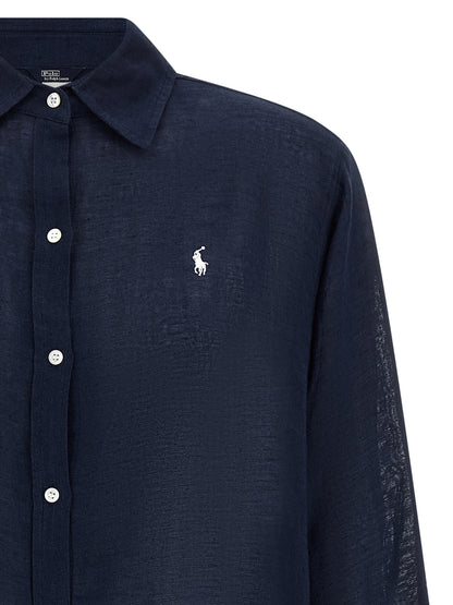 Blue Organic Cotton Blouse