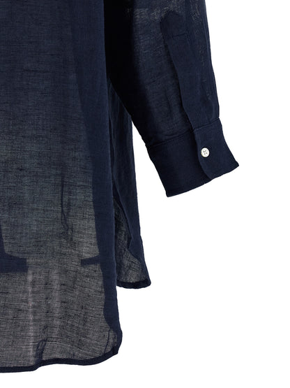 Blue Organic Cotton Blouse