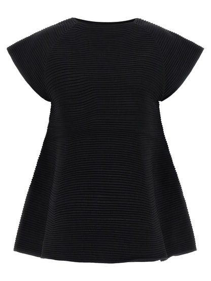 Black Polyester Short Dress