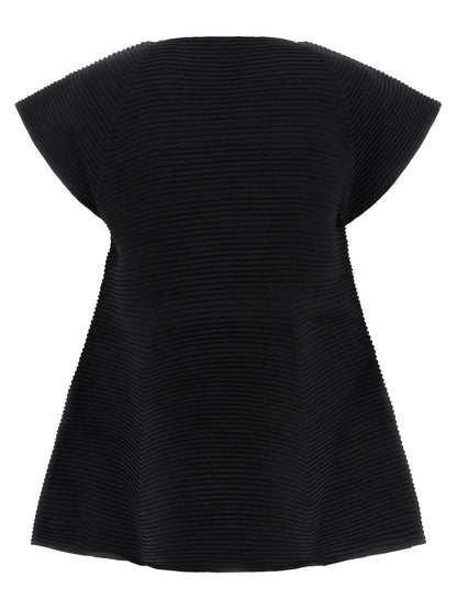 Black Polyester Short Dress