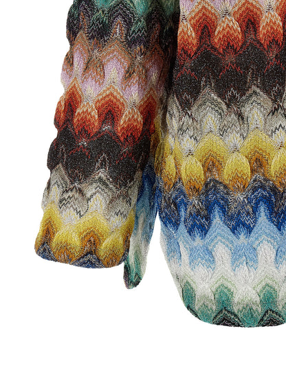 Multicolor Viscose Blouse