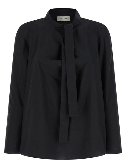 Black Cotton Blouse