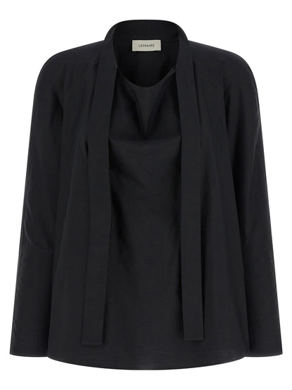 Black Cotton Blouse