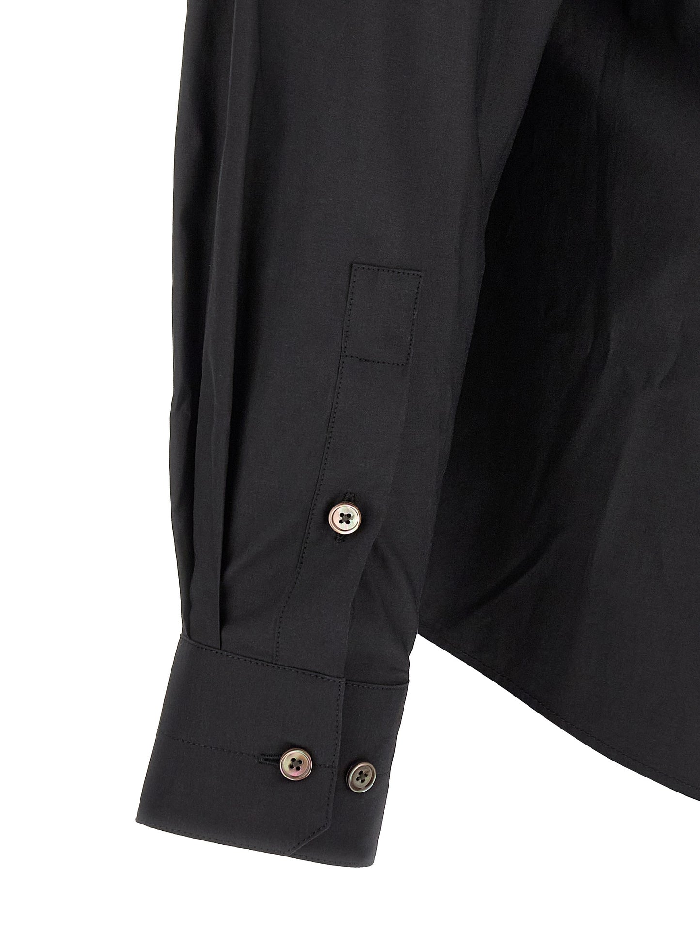 Black Cotton Blouse