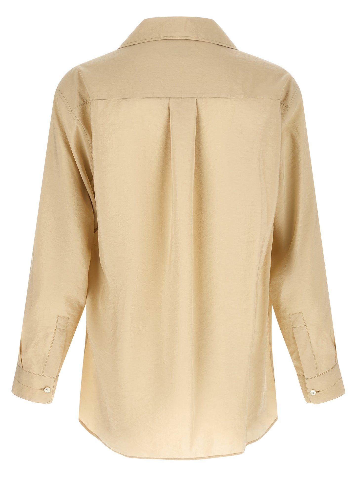 Beige Silk Blouse