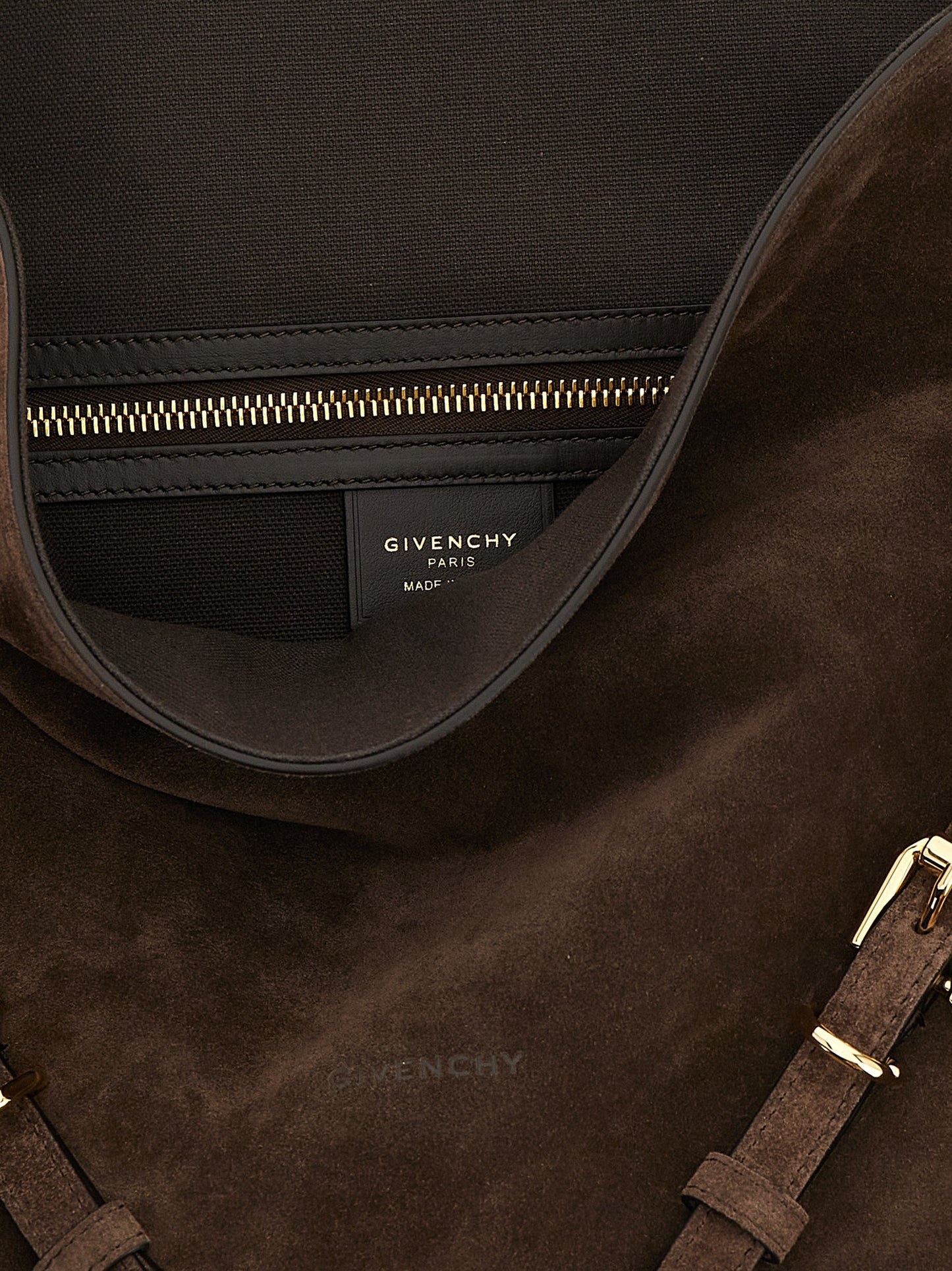 Brown Calfskin Shoulder Bag