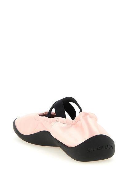 Multicolor Polyester Ballet Flats