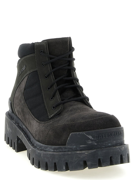 Brown Calfskin Ankle Boots