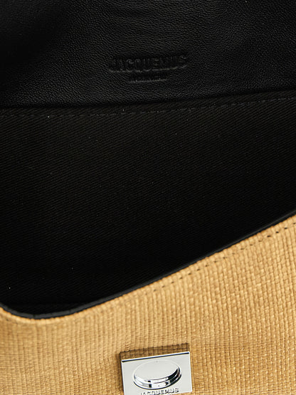 Beige Polyamide Shoulder Bag