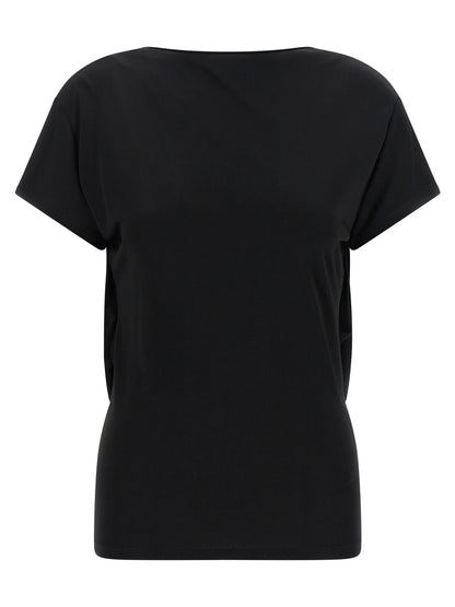 Black Viscose T-Shirt