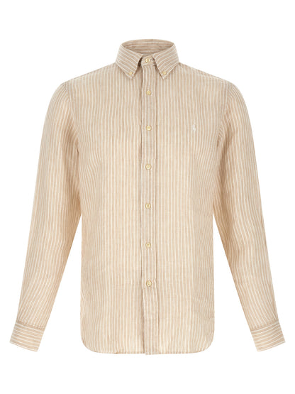 Beige Linen Blouse