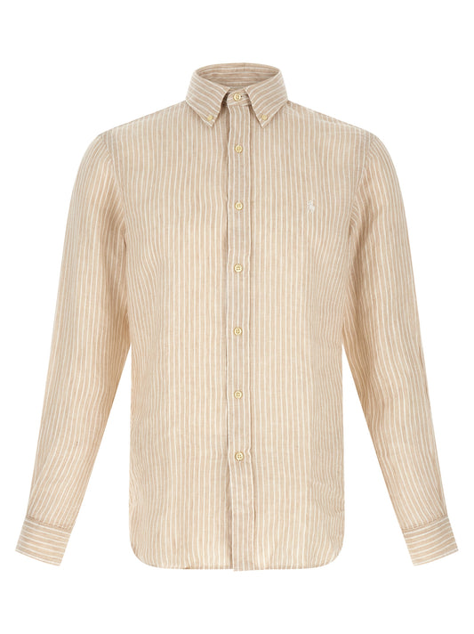 Beige Linen Blouse