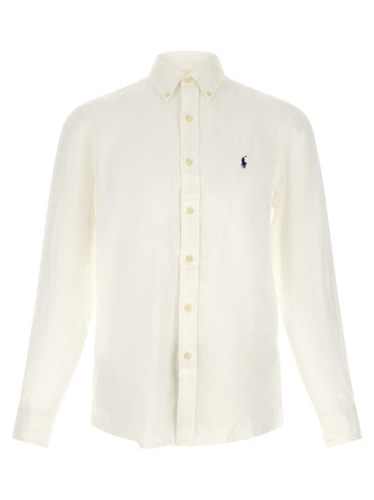 White Linen Blouse