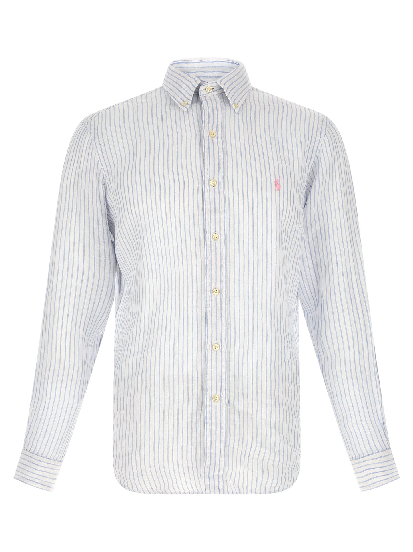 Blue Linen Blouse