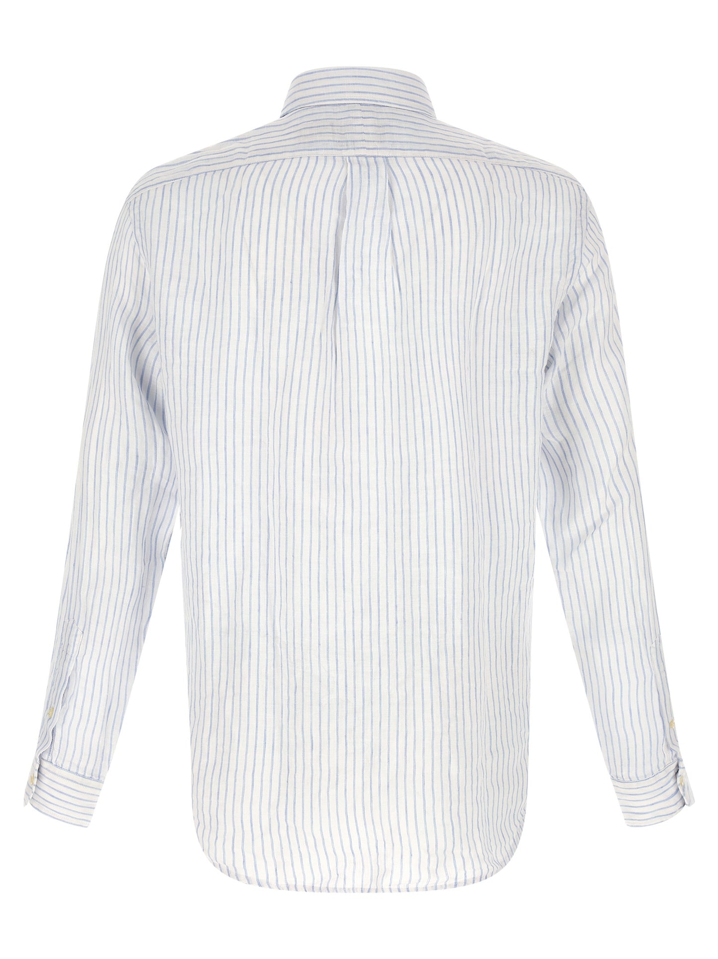 Blue Linen Blouse