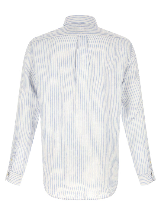 Blue Linen Blouse
