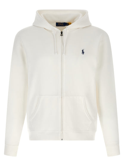 White Cotton Sweatshirt