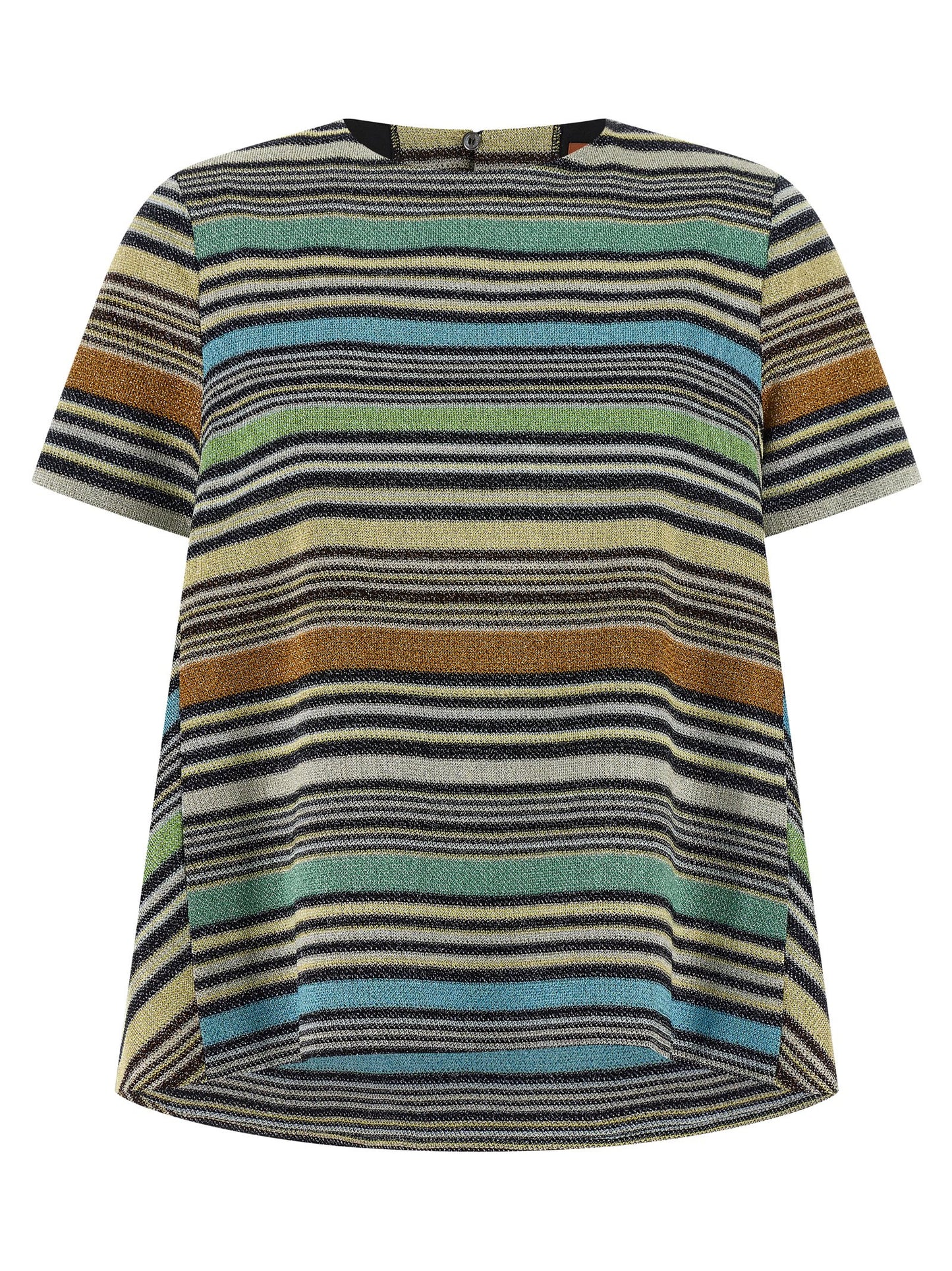 Multicolor Viscose T-Shirt
