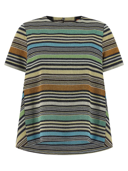 Multicolor Viscose T-Shirt