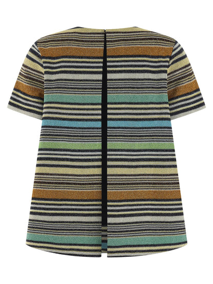 Multicolor Viscose T-Shirt