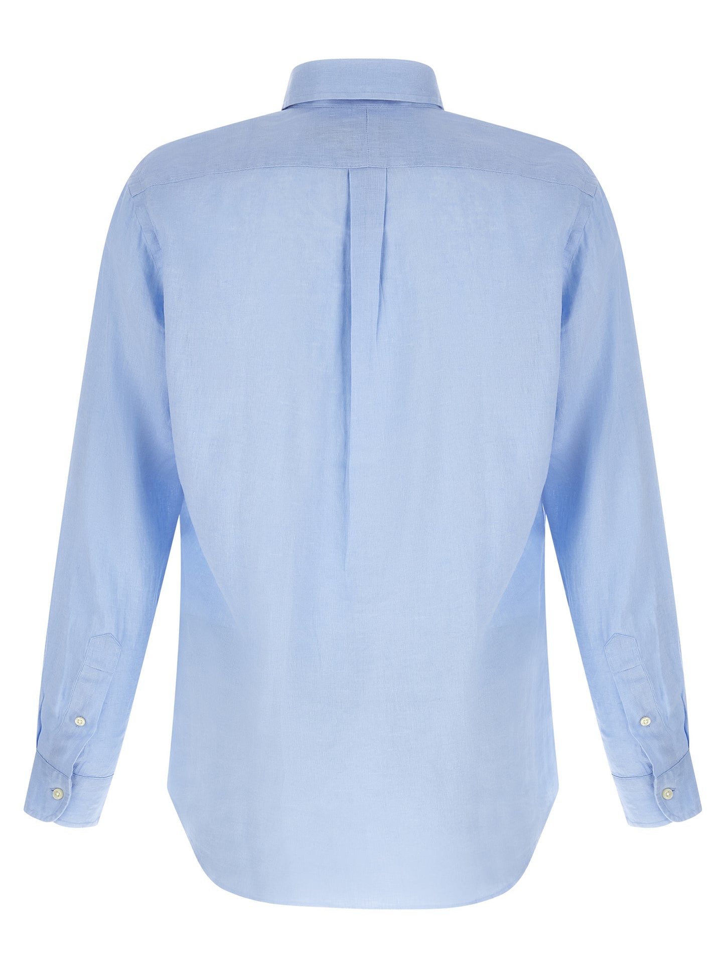 Blue Linen Blouse