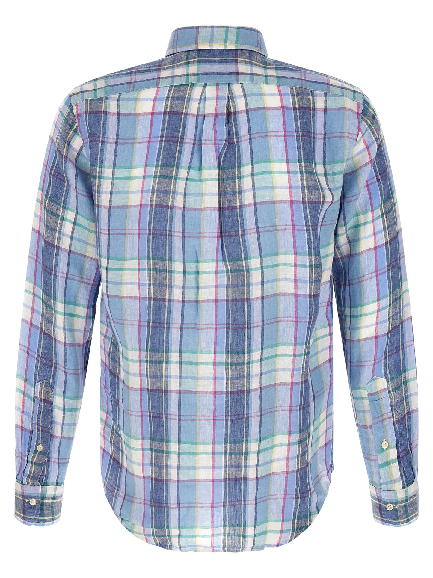 Blue Linen Blouse