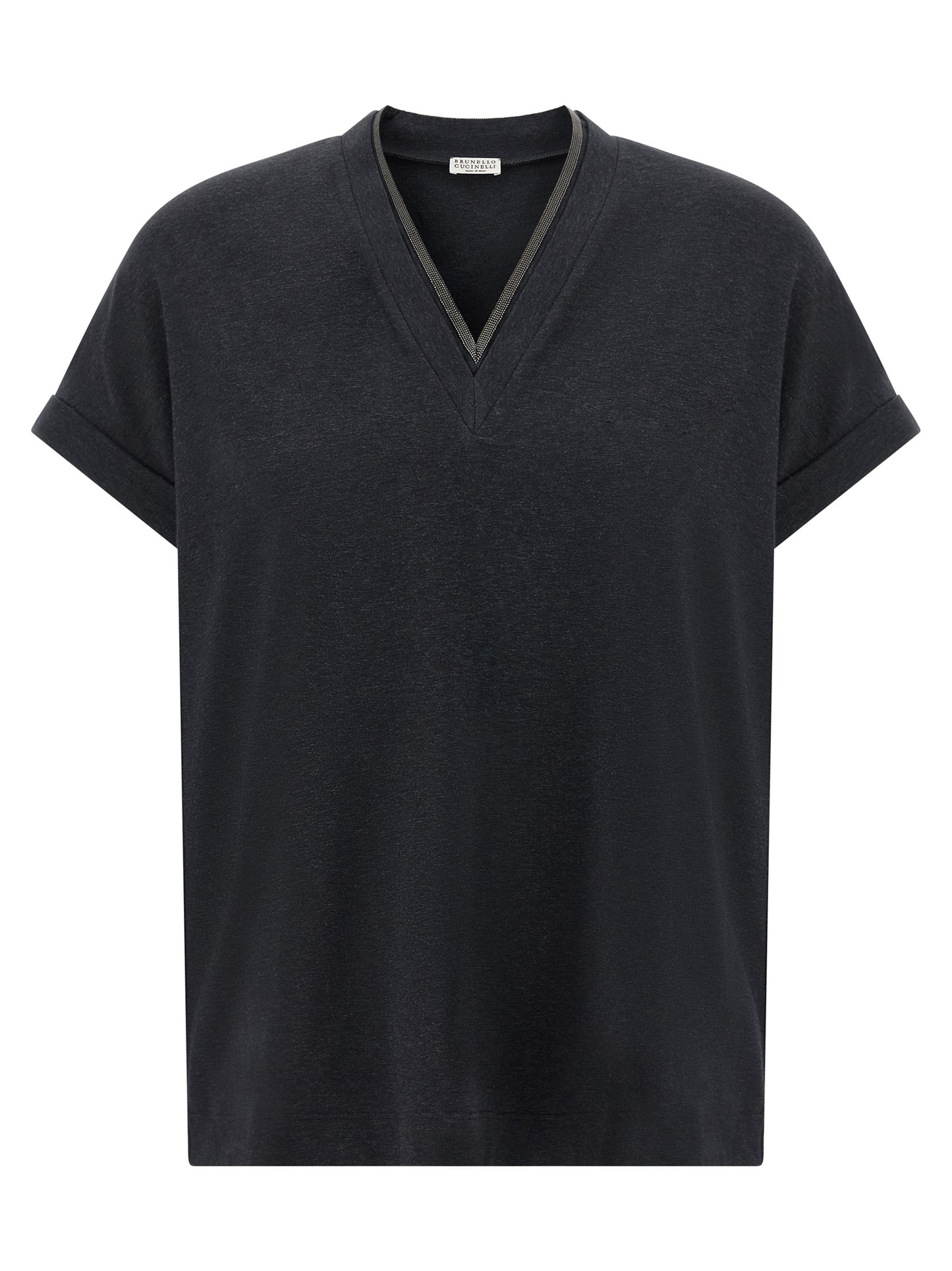 Gray Cotton T-Shirt
