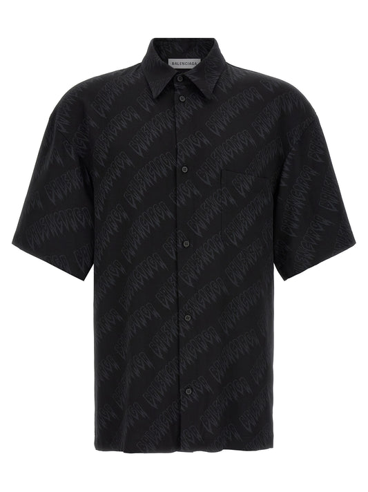 Black Viscose Blouse