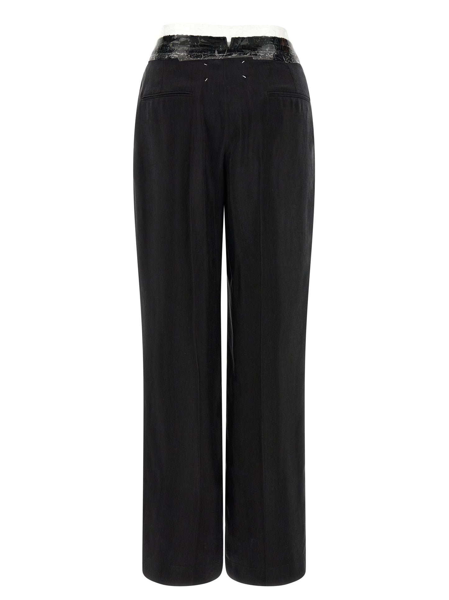 Black Copper Casual Pants