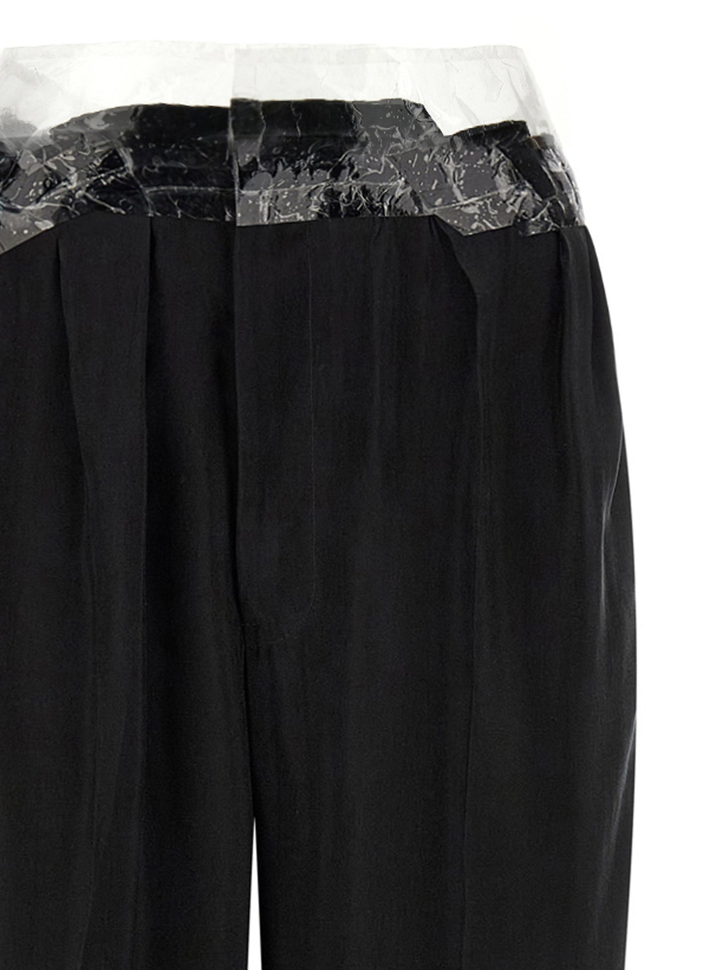 Black Copper Casual Pants