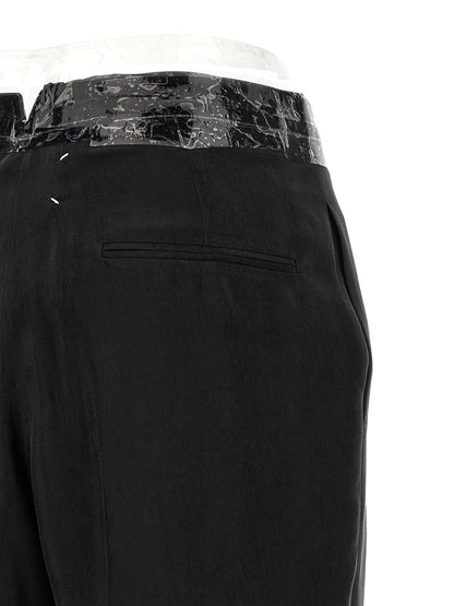 Black Copper Casual Pants