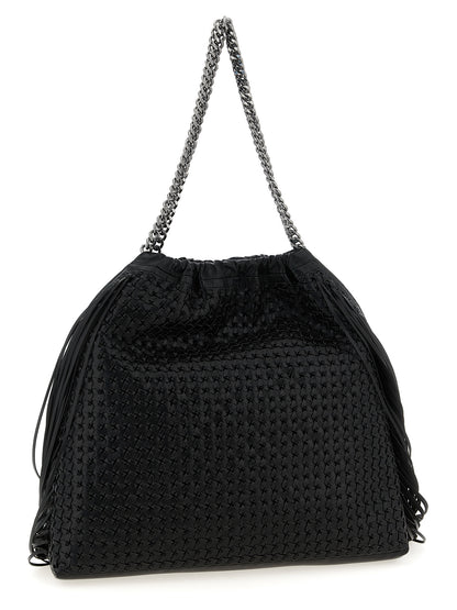 Black Polyamide Shoulder Bag