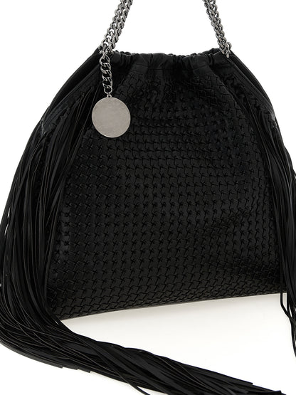 Black Polyamide Shoulder Bag