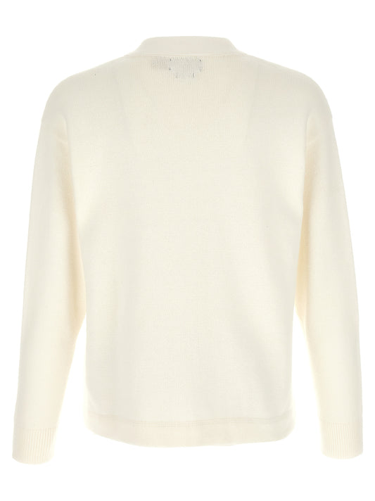 Bicolor Cotton Cardigan