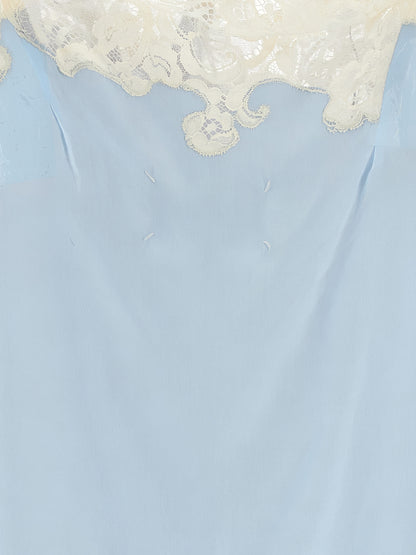 Blue Copper Short Dress