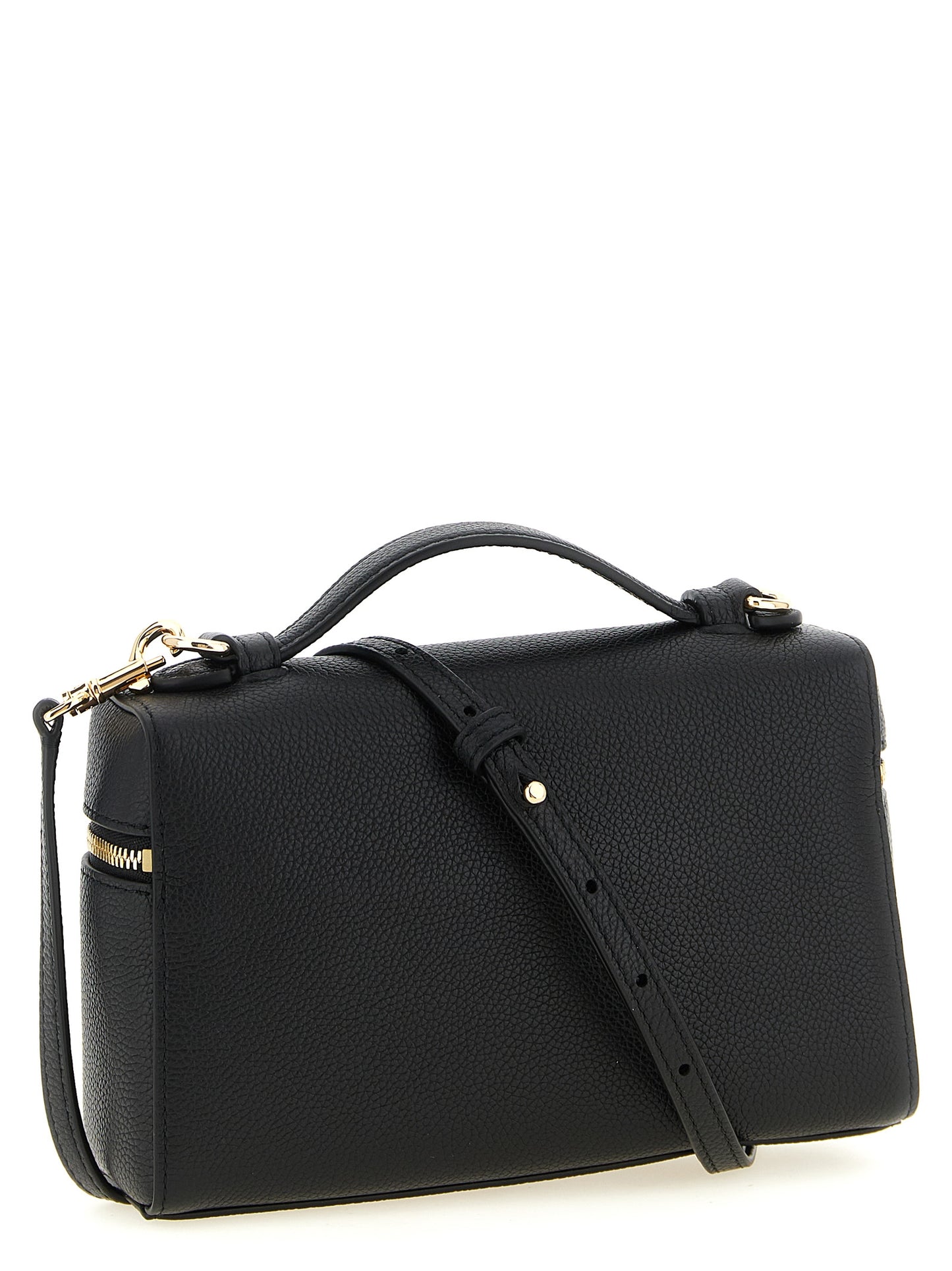 Black Cowhide Handbag