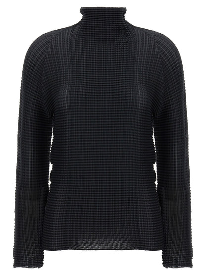 Black Polyester Cardigan