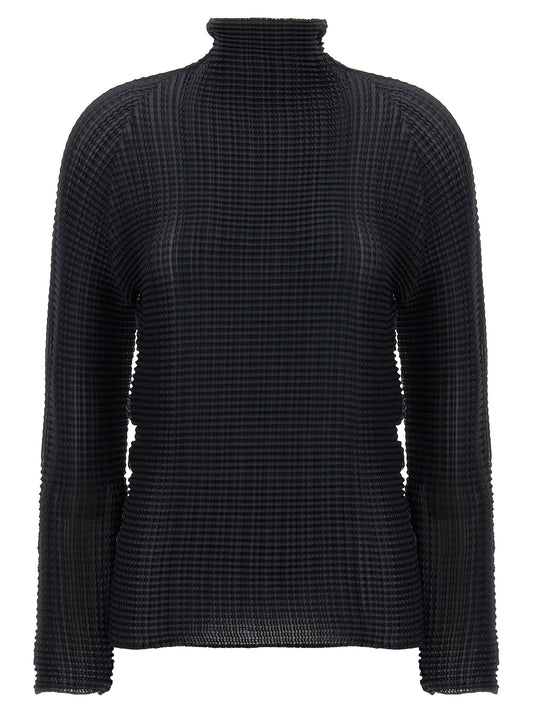 Black Polyester Cardigan