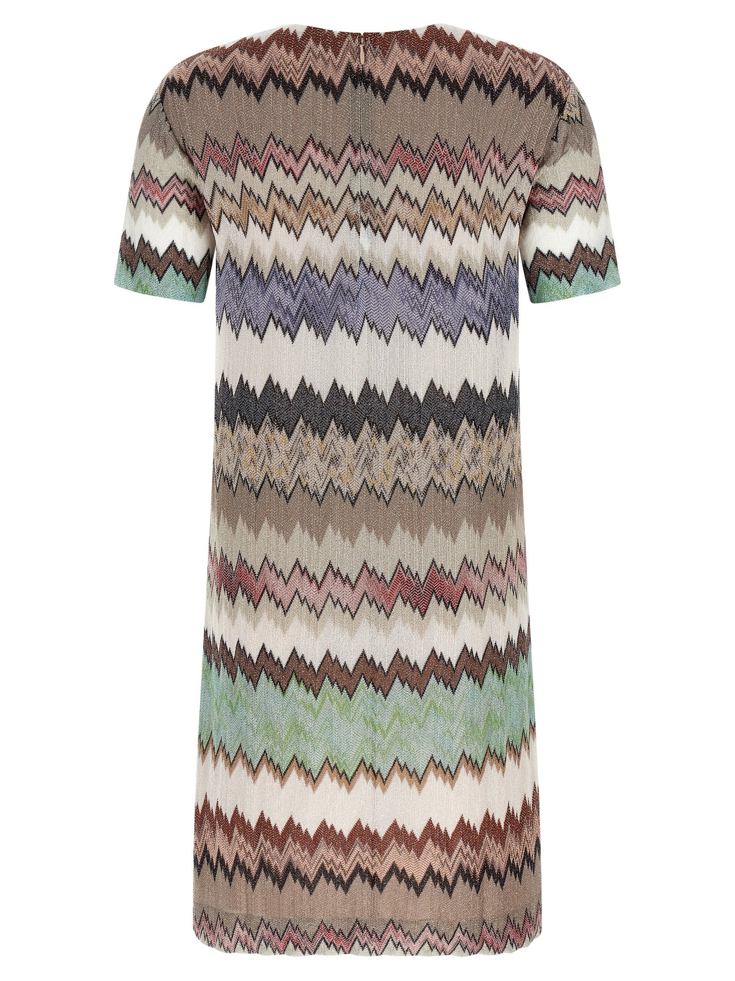 Multicolor Viscose Short Dress