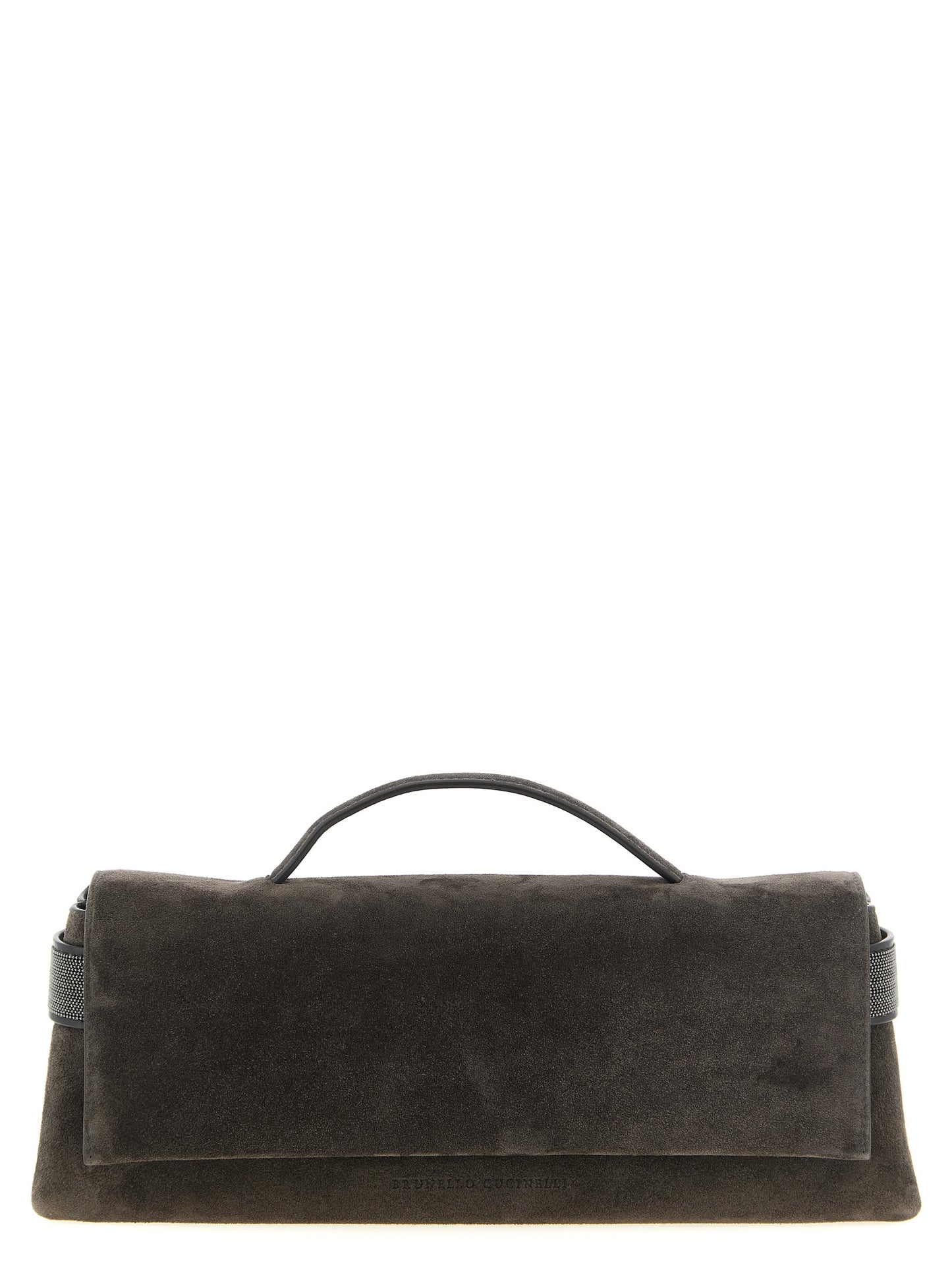 Brown Calfskin Clutch Bag