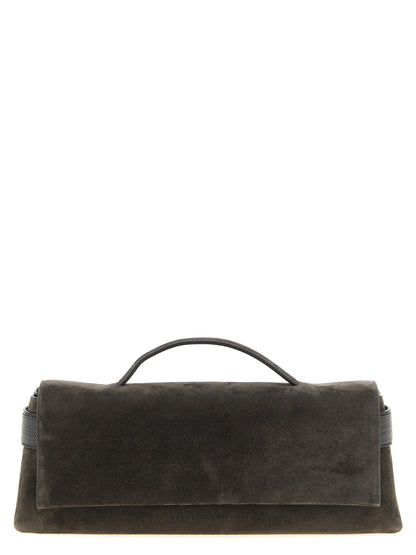 Brown Calfskin Clutch Bag