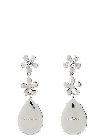 Silver Brass Earrings