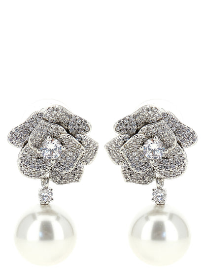 Silver Brass Earrings